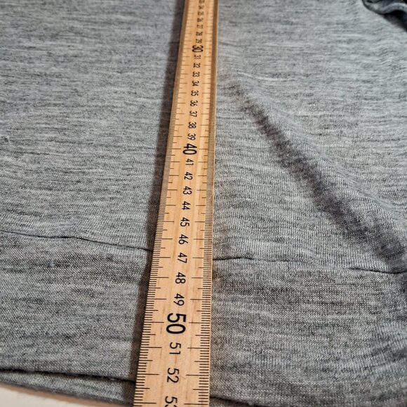 Zara Trafaluc sweater in pale gray cotton and black lace - Picture 9 of 10